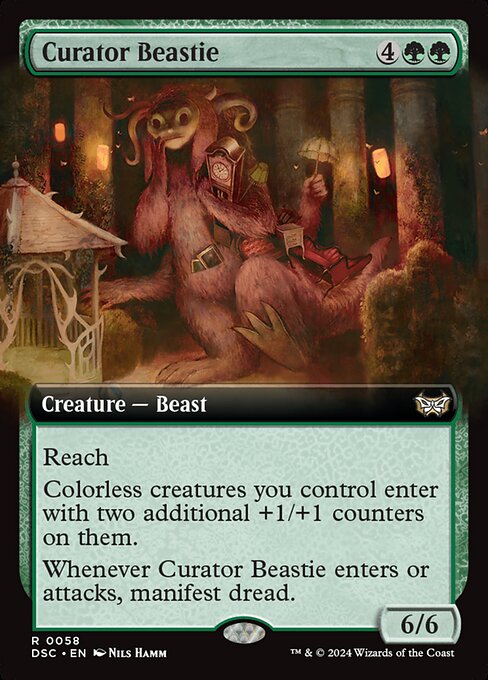 Curator Beastie - Duskmourn: House of Horror Commander - 58