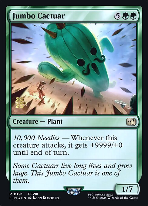 Jumbo Cactuar - Final Fantasy Promos - 191s