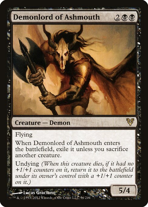 Demonlord of Ashmouth - Avacyn Restored - 96