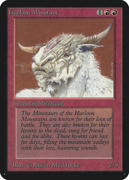 Hurloon Minotaur - Limited Edition Alpha - 158