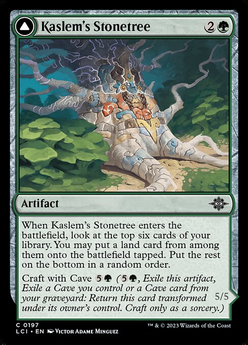 Kaslem's Stonetree // Kaslem's Strider - The Lost Caverns of Ixalan - 197