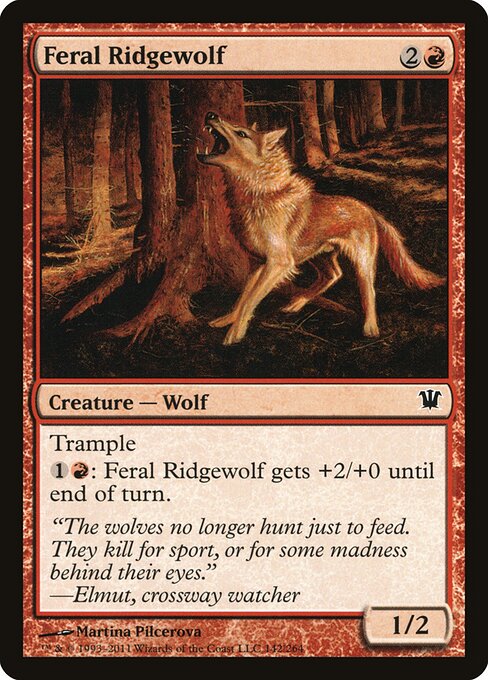 Feral Ridgewolf - Innistrad - 142