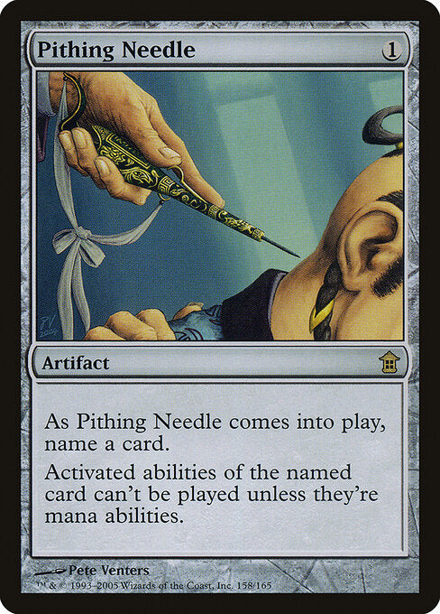 Pithing Needle - Saviors of Kamigawa - 158