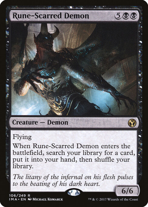 Rune-Scarred Demon - Iconic Masters - 106