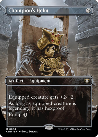 Champion's Helm (Borderless Alternate Art) [Commander Masters]