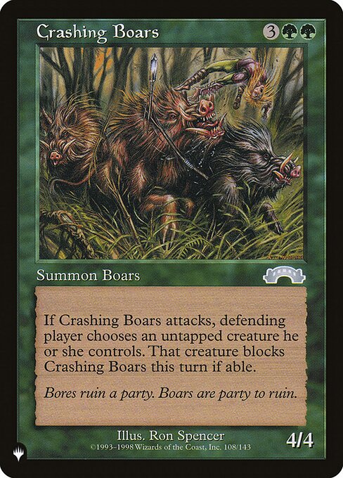 Crashing Boars - The List - EXO-108