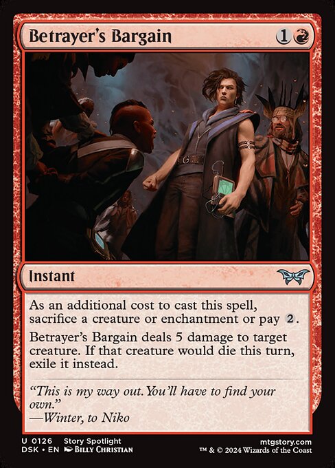 Betrayer's Bargain - Duskmourn: House of Horror - 126