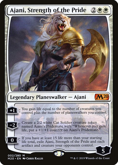 Ajani, Strength of the Pride - Core Set 2020 - 2
