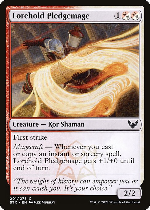 Lorehold Pledgemage - Strixhaven: School of Mages - 201