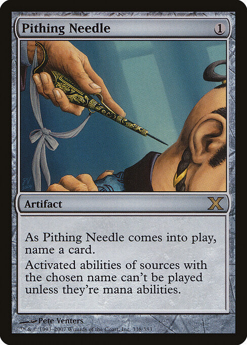 Pithing Needle - Tenth Edition - 338