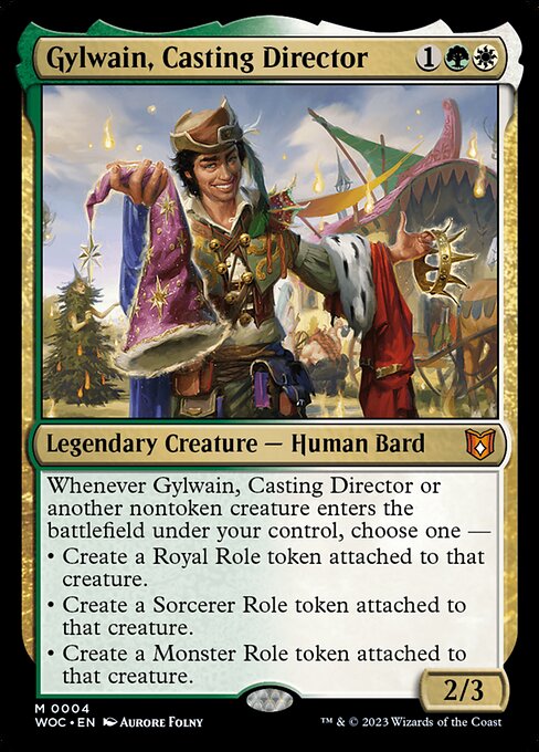 Gylwain, Casting Director - Wilds of Eldraine Commander - 4