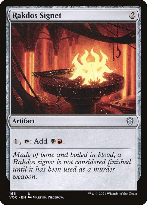 Rakdos Signet - Crimson Vow Commander - 166