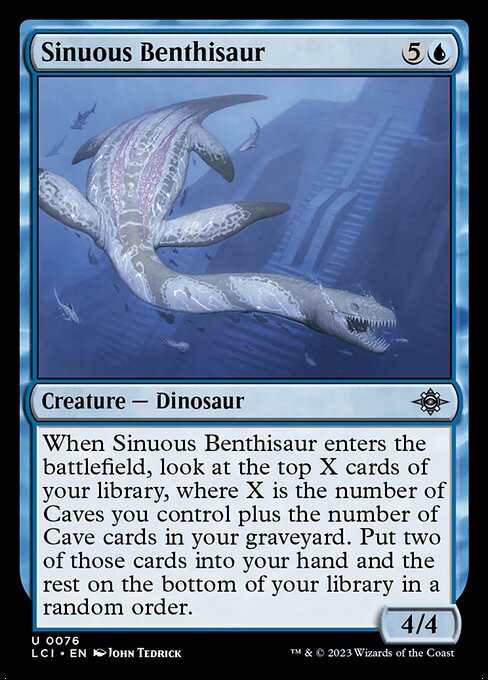 Sinuous Benthisaur - The Lost Caverns of Ixalan - 76