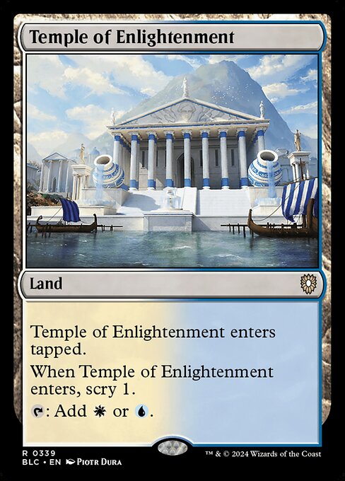 Temple of Enlightenment - Bloomburrow Commander - 339