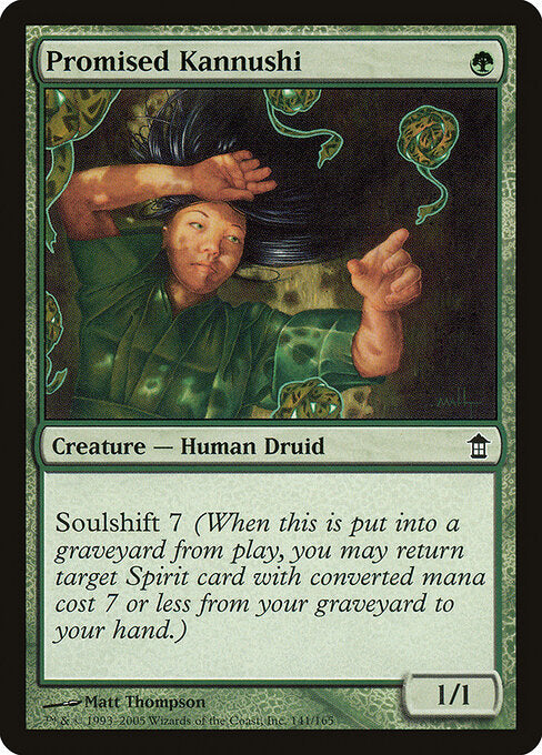 Promised Kannushi - Saviors of Kamigawa - 141
