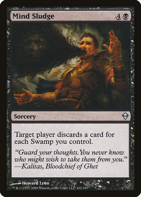 Mind Sludge - Zendikar - 102