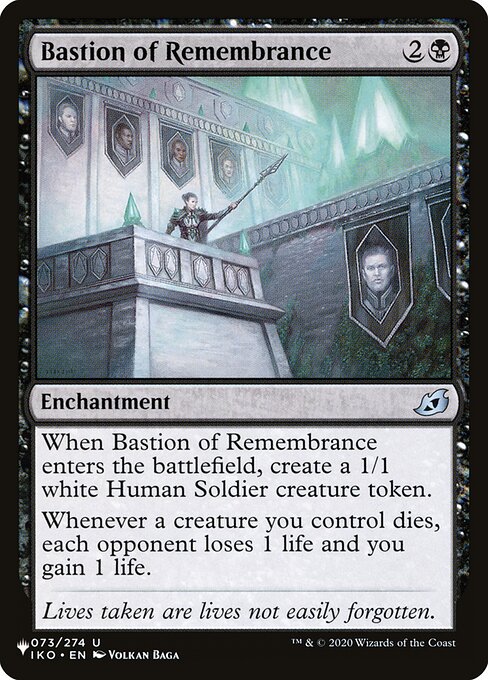 Bastion of Remembrance - The List - IKO-73