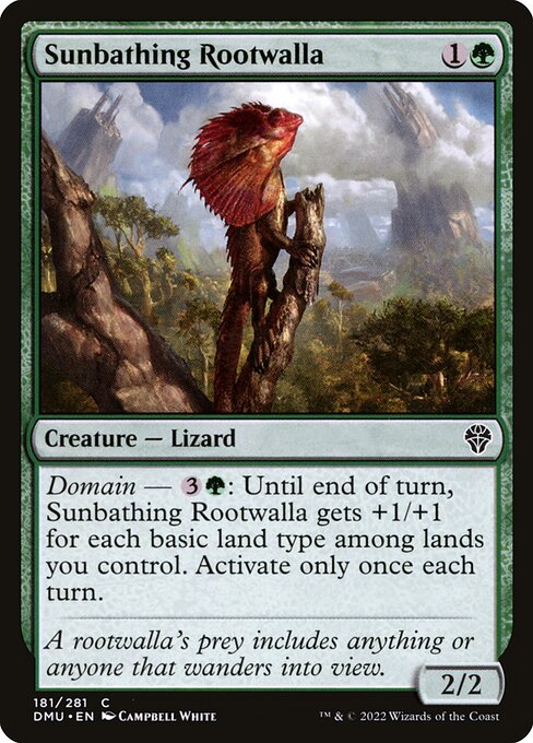 Sunbathing Rootwalla - Dominaria United - 181