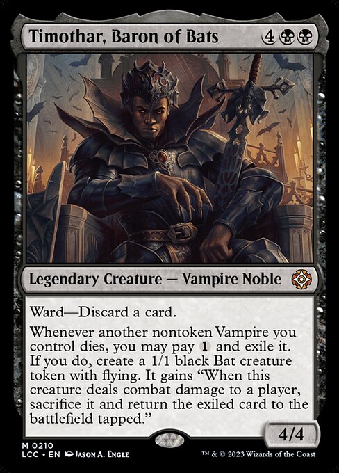 Timothar, Baron of Bats - The Lost Caverns of Ixalan Commander - 210