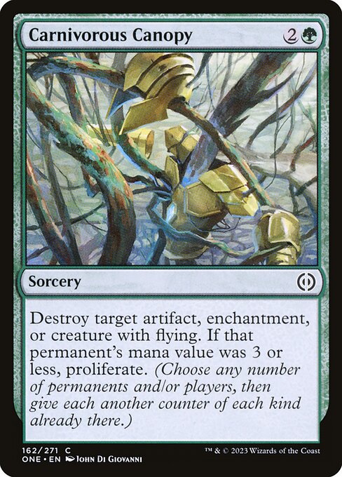 Carnivorous Canopy - Phyrexia: All Will Be One - 162