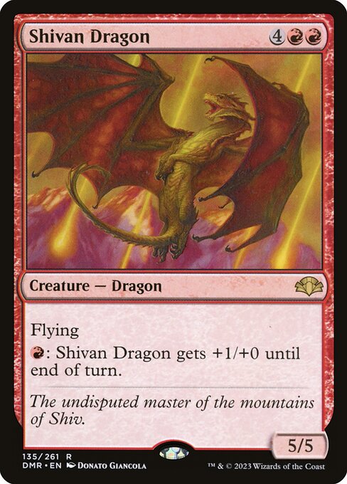 Shivan Dragon - Dominaria Remastered - 135