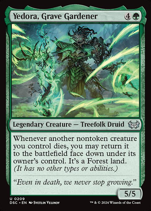 Yedora, Grave Gardener - Duskmourn: House of Horror Commander - 209