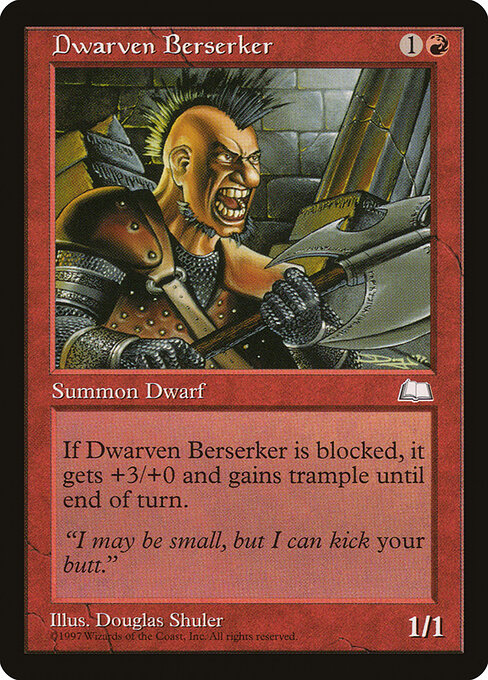 Dwarven Berserker - Weatherlight - 97