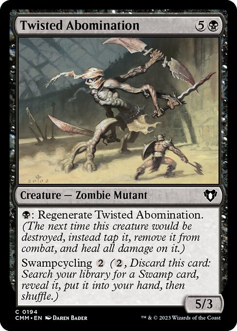 Twisted Abomination - Commander Masters - 194