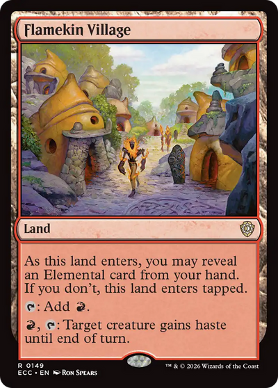 Flamekin Village [Lorwyn Eclipsed Commander]