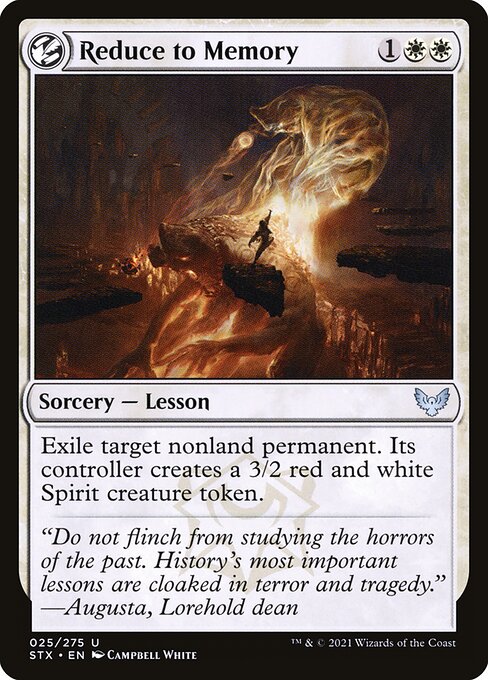 Reduce to Memory - Strixhaven: School of Mages - 25