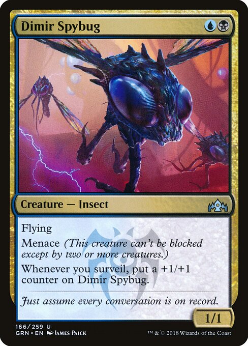 Dimir Spybug - Guilds of Ravnica - 166