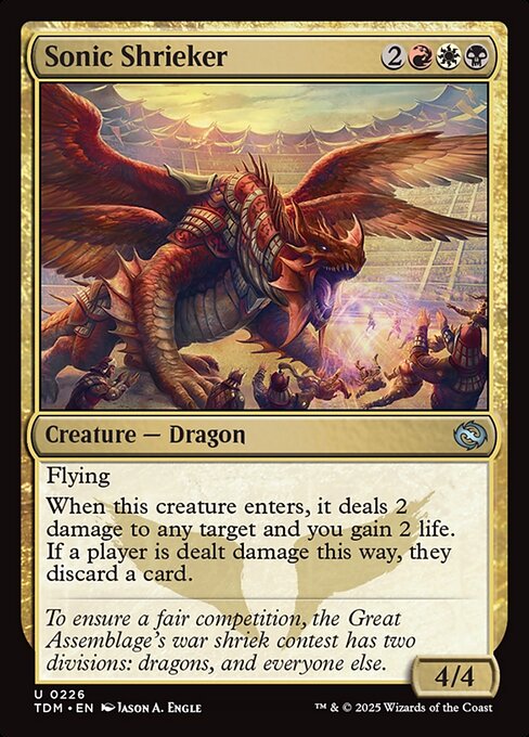 Sonic Shrieker - Tarkir: Dragonstorm - 226