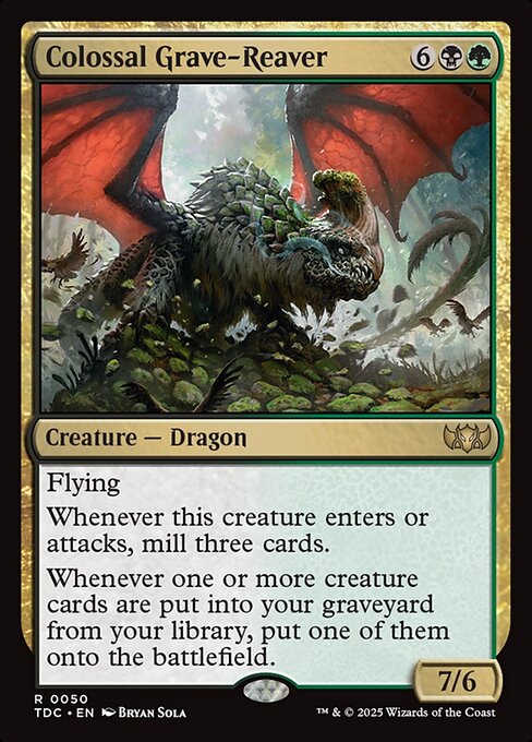 Colossal Grave-Reaver - Tarkir: Dragonstorm Commander - 50