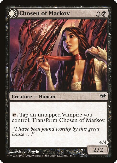 Chosen of Markov // Markov's Servant - Dark Ascension - 55