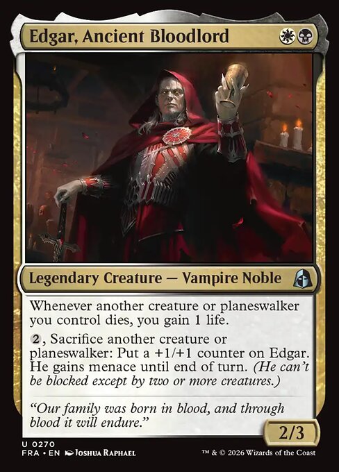 Edgar, Ancient Bloodlord - Reality Fracture - 270