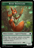 Food // Bushy Bodyguard Double-Sided Token [Bloomburrow Tokens]