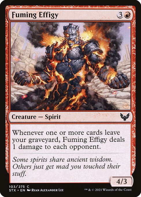 Fuming Effigy - Strixhaven: School of Mages - 103