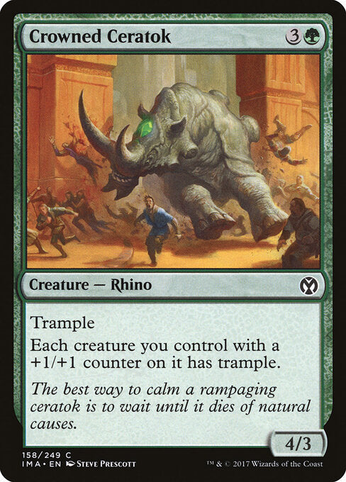 Crowned Ceratok - Iconic Masters - 158