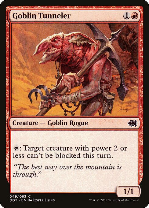 Goblin Tunneler - Duel Decks: Merfolk vs. Goblins - 49