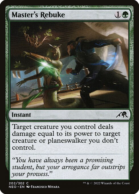 Master's Rebuke - Kamigawa: Neon Dynasty - 202