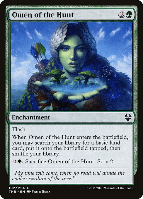 Omen of the Hunt - Theros Beyond Death - 192