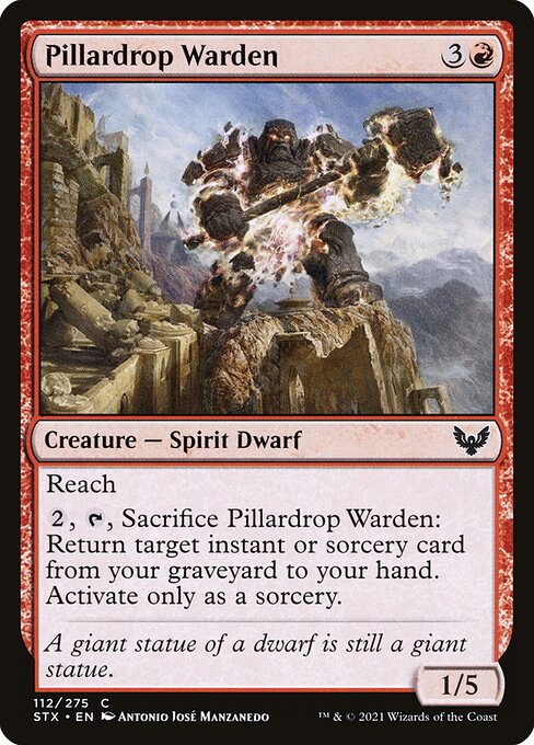Pillardrop Warden - Strixhaven: School of Mages - 112
