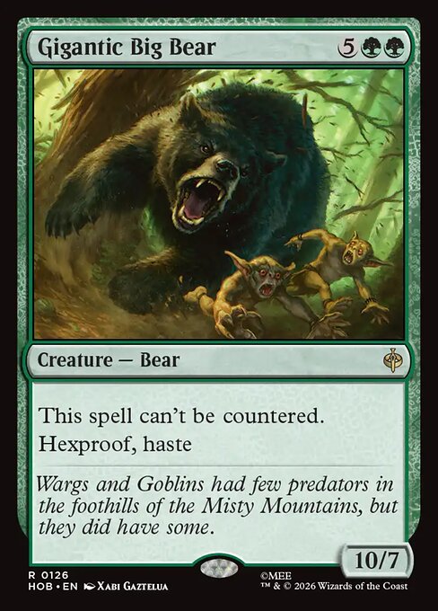 Gigantic Big Bear - The Hobbit - 126