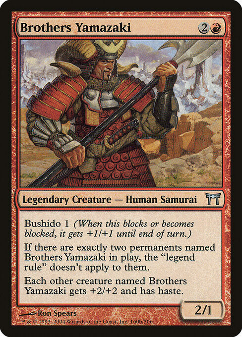 Brothers Yamazaki - Champions of Kamigawa - 160b