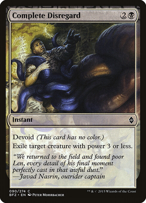 Complete Disregard - Battle for Zendikar - 90