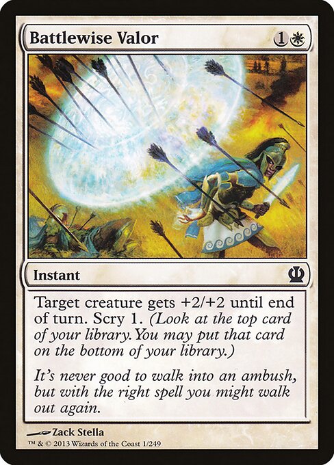 Battlewise Valor - Theros - 1