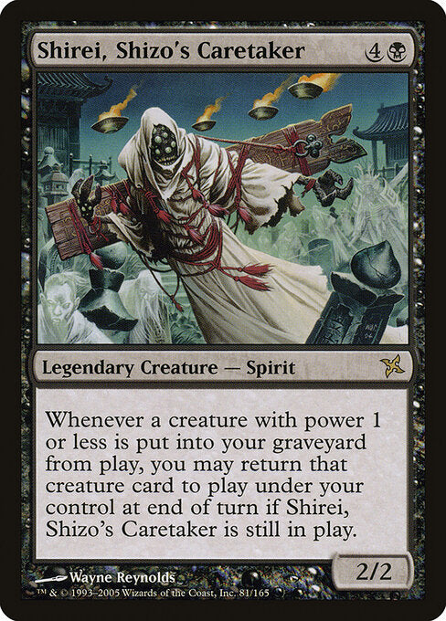 Shirei, Shizo's Caretaker - Betrayers of Kamigawa - 81