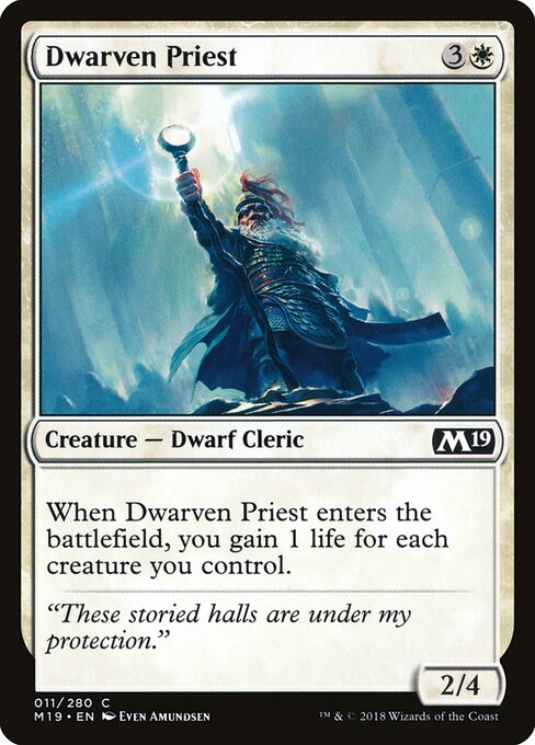 Dwarven Priest - Core Set 2019 - 11