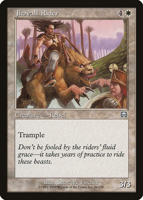 Jhovall Rider - Mercadian Masques - 26