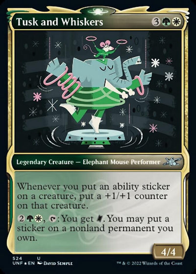 Tusk and Whiskers (Showcase) (Galaxy Foil) [Unfinity]